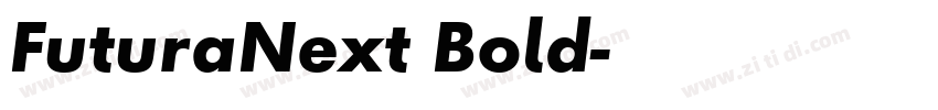 FuturaNext Bold字体转换